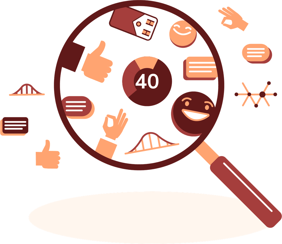 Review scoring gauge displaying customer satisfaction levels from 10 to 30 based on platforms like Google, Yelp, Facebook, Angi, BBB, and Instagram